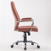 Chaise de bureau ergonomique au design moderne, 100 mm, peinte par pulvérisation, avec barre d'air, pour usage professionnel