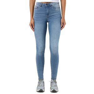 High Recovery <b>Tight</b> Fitted Skinny Jeans For Women With Sculpting Denim And Seamless Inner Leg To Prevent Chafing - Product Image 2