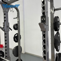 Plataforma Premium para Sentadillas con Soporte para Pesas de 195 kg, Juego de Jaula de Potencia para Estudio de Fitness