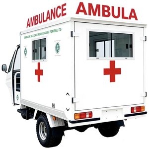 Tricycle ambulance à trois roues, carrosserie fermée, moteur 60V 1800W, 3 passagers, charge utile 400 kg, fabrication chinoise - Product Image 2