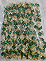 Vente en gros usine : Garniture en chaîne de cristaux scintillants, embellissement en cristaux brillants, bordure en strass pour vêtements et robes à coudre