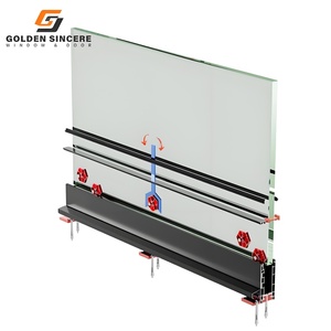 Clôture en verre en aluminium GS pour la protection de sécurité de la piscine - Product Image 4