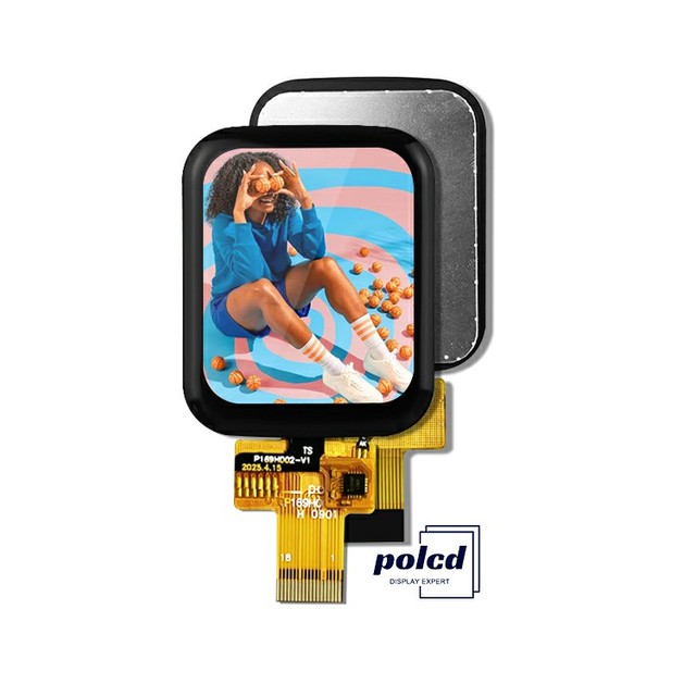 Polcd 1.69 Inch TFT Display 240x280 Capacitive Touch Screen Panel LCD Module for Smart Watch