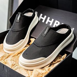<b>Men</b> <b>Slip</b> <b>on</b> Sneakers Breathable Mesh Casual Walking Shoes Lightweight Round Toe Comfort <b>Trainers</b> - Product Image 1
