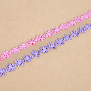 Encaje <span class=keywords><strong>de</strong></span> margaritas <span class=keywords><strong>pequeñas</strong></span>, encaje <span class=keywords><strong>de</strong></span> crisantemo, venta al por mayor, <span class=keywords><strong>bordado</strong></span> multicolor, 1,3 CM, encaje <span class=keywords><strong>de</strong></span> poliéster <span class=keywords><strong>de</strong></span> 7 piezas - Product Image 3