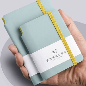 Popular PU <b>Leather</b> Portable Daily Planner <b>Notepad</b> A6 A7 Creative Mini Pocket Notebook for School - Product Image 1