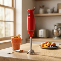 Mixeur Plongeant Électrique Automatique 2 Vitesses pour Cuisine Domestique, Bâtonnet à Écraser, Commande par Bouton Poussoir, Usage Domestique