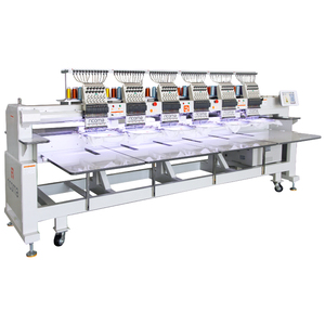 <strong>RiCOMA</strong> 6 Head <strong>Embroidery</strong> <strong>Machine</strong> 12 Needles CHT2 Model <strong>Used</strong> for Cap <strong>Embroidery</strong>/clothes /flat/hat Customized <strong>Machine</strong> - Product Image 1