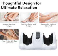Nouvelle machine de massage des pieds électrique sous le bureau à infrarouge pour la circulation sanguine, avec télécommande