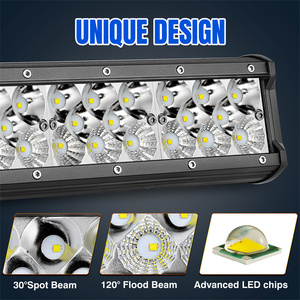 Haute luminosité 9600 lumens 12 pouces faisceau combiné camionnette barre de taureau <span class=keywords><strong>Led</strong></span> conduite barre lumineuse tout-terrain nouvel état - Product Image 4