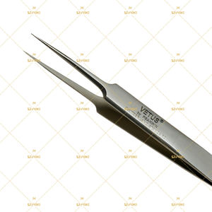 Mini pinzas para botas al por mayor Extensiones de pestañas Color Acero Punta fina Aplicador de pestañas rectas - Product Image 6