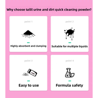 Poudre solidifiante d'urine pour animaux Moritomo pour chiens et chats - Formule déodorante absorbant l'eau et agglomérante - Contrôle instantané des odeurs