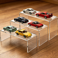 Présentoirs rectangulaires transparents en acrylique pour objets de collection, bijoux, aliments – Support de présentation de comptoir pour la vente au détail