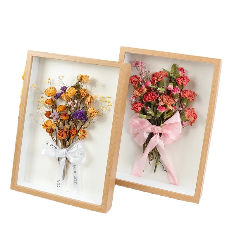 Custom Size 3CM Deep Photo Frame 678A4 Creative DIY Dried Flower Picture Box Frame Photo 3D Shadow Specimens Picture Frame