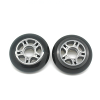 Roues de patin de hockey sur glace de haute performance à bon prix petites roues souples en PU de 80*24 MM pour le patinage en ligne freestyle avec une grande adhérence