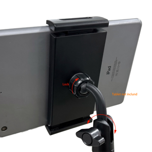Support de sol pour iPad IP-01-4 avec hauteur réglable et rotation à 360 degrés, support de sol pour téléphone et tablette - Product Image 6
