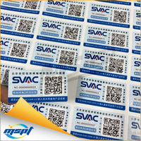 Etiquetas Adhesivas con Código de Barras y Número de Serie Impresos con Logotipo Personalizado, Impresión de Datos Variables, Número de Seguridad Aleatorio, Rollo de Etiquetas con Código QR