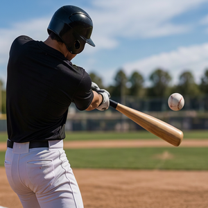 Bate de Béisbol de Madera Natural Sólida de 33 Pulgadas, Personalizado OEM, para Entrenamiento, Práctica, Exhibición y Uso Decorativo - Product Image 3