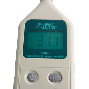 Misuratore portatile di temperatura e umidità AR827 Intervallo di misurazione: da -10 a 50 ° C / da 10% a 99% di umidità relativa - Product Image 4