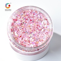Poudre à paillettes en vrac pour animaux de compagnie, couleurs néon, tailles mélangées, vente en gros, 50 pièces, GH9720DD