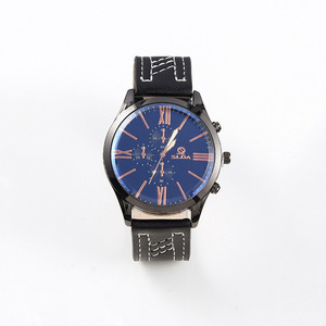 Reloj de pulsera de cuero para hombre, reloj de cuarzo sencillo y elegante para estudiantes, reloj de hombre moderno y deportivo al por mayor. - Product Image 3