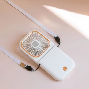 Ventilateur portable rechargeable 3000 mAh pliable à suspendre au cou, ventilateur de refroidissement portatif - Product Image 3