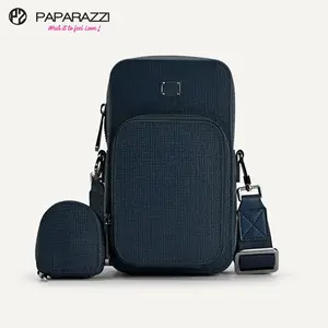 Paparazzi PA0136 Custom Fabric Water Proof Phone Crossbody Bag Men And Women With Coin Pouch