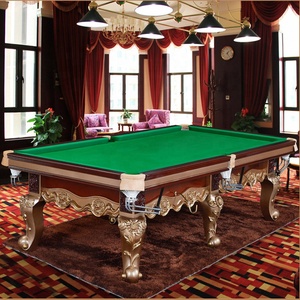Konford Riêng Hoàng Gia 9ft 10ft <span class=keywords><strong>Billiard</strong></span> Top Đệm Cao Su Rắn Gỗ Thiên Nhiên Khắc Chân Sang Trọng 8 12 Chân Snooker Bàn Hồ Bơi - Product Image 6