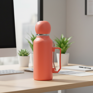 Taza de Viaje para Exteriores con Aislamiento de 6-12 Horas, 1300 ml, Acero Inoxidable 304/201, con Asa, Tapa y Cuchara, Ecológica, Reutilizable, Unisex - Product Image 1