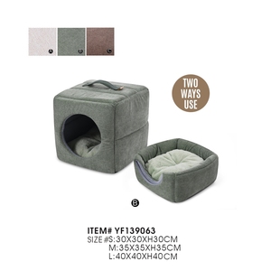 Tragbares Haustier haus mit Griff Bequemes Bett für Zuhause und Reisen - Product Image 1
