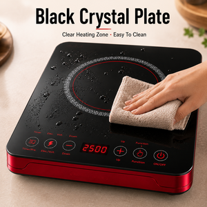 Placa de Inducción Individual con Función de Banco de Energía, Pantalla Táctil Versátil, Funciones para Cocinar y Freír, Ahorro de Energía, 2500W, Uso Doméstico KI02024 - Product Image 4