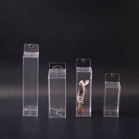 Présentoir personnalisé d'appâts en PVC PET Boîte d'emballage pliable en plastique transparent pour leurre de pêche
