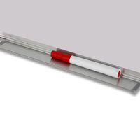 Tableau blanc magnétique double face avec cadre en aluminium, vente en gros d'usine OEM ODM, tableaux blancs pour enfants et pour la maison