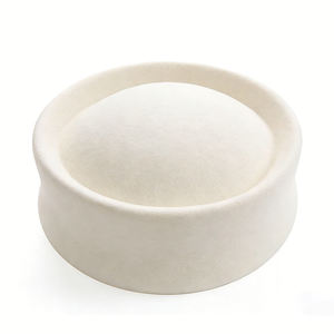 Chapeau élégant uni de qualité supérieure pour les fêtes, chapeau pillbox en laine pour femmes, chapeau pillbox pour hommes - Product Image 1