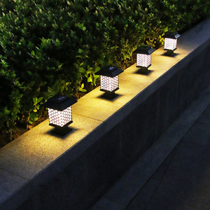 Solar Garden <b>Lights</b> Outdoor Led Waterproof Pathway Lamp For Yard Patio Lawn Decoration With Solar <b>Panel</b> And Battery Included - Product Image 3