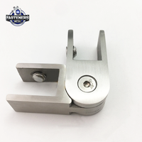 Collier de serrage en acier inoxydable 304/316 réglable à 90 degrés pour verre |   Systèmes de balustrades en verre sans cadre DIY, verre trempé