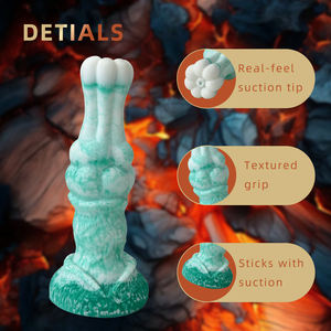 Petit gode citrouille à gros nœuds avec ventouse Dildo lesbien à bout G Sex Toys lesbiennes pour femmes adultes Sex Toy - Product Image 1