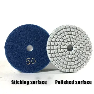<span class=keywords><strong>Polissage</strong></span> à l'eau diamantée de 4 pouces Grain 50-1000 Roue de ponçage diamantée pour le <span class=keywords><strong>polissage</strong></span> et la remise à neuf des carrosseries de voitures Marbre - Product Image 5