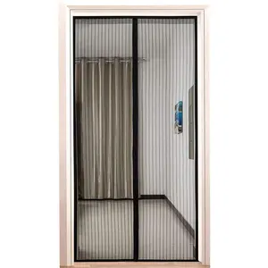 Venta al por mayor puerta automática mosquito net-Hands Free Magnetic Mosquito Net Door Screen Mesh Automatic Closure Summer Anti Mosquito Insect Fly Bug Curtain Net