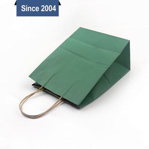 Sacs en papier kraft brun pour emballage alimentaire de marques de vêtements célèbres, fabriqués en Chine - Product Image 1