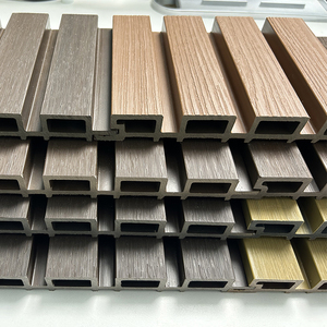 แผ่นผนังทำเป็นร่องสำหรับตกแต่งทำจากพลาสติก WPC ผนังด้านนอก - Product Image 6