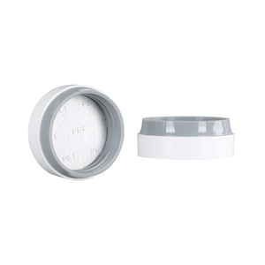 PET Vitamin <b>Pill</b> Bottle 100ml 120ml 150ml 170ml 200ml 250ml Frosted White Medicine <b>Container</b> Custom Double Lid Factory - Product Image 6