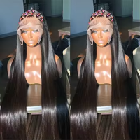 Cheveux vierges vietnamiens bruts bouclés 13x4 pour perruque sans colle, cheveux humains naturels pour perruques frontales HD en dentelle pour femmes noires 12A