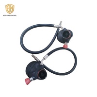 Masque SCBA compact Fonction affleurante Valve de demande pulmonaire