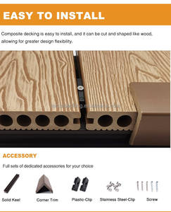 Tarima para Terraza, Diseño de Tarima WPC, Relieve 3D, Madera Plástica Compuesta, Tarima Compuesta WPC - Product Image 3