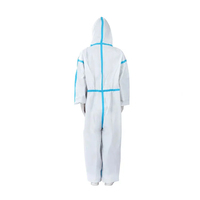 Vêtements de protection jetables Produits non tissés Vêtements de protection médicale Combinaison d'isolation imperméable Vente en gros