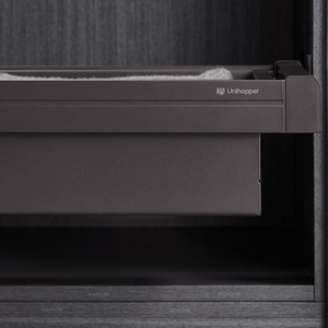 Unihopper Panel Flat Storage <b>Basket</b> Rectangle Wall Mounted Durable Clothing Organizer for <b>Wardrobes</b> and Laundry - Product Image 1