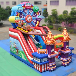 Glissière d'eau gonflable gonflable de <span class=keywords><strong>maison</strong></span> de rebond de glissière d'eau <span class=keywords><strong>dans</strong></span> la piscine gonflable <span class=keywords><strong>toboggan</strong></span> sec jeu - Product Image 4