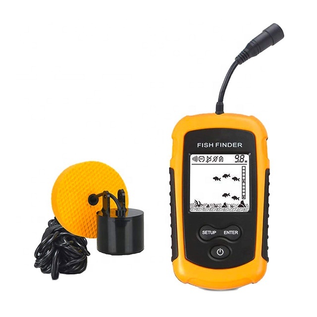 Ultrasonic wire fish detector radar sonar detects fish schools