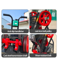 Compacteur vibrant à essence pour chantier de construction, type grenouille sauteuse, pour fondations